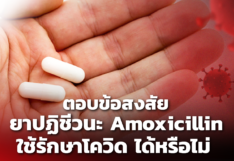 ม.มหิดล ตอบข้อสงสัย ยาฆ่าเชื้อ Amoxicillin ใช้รักษาโควิด ได้หรือไม่
