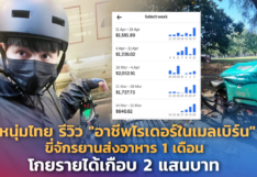 หนุ่มไทย รีวิว "อาชีพไรเดอร์ในเมลเบิร์น" ขี่จักรยานส่งอาหาร 1 เดือนโกยรายได้เกือบ 2 แสนบาท