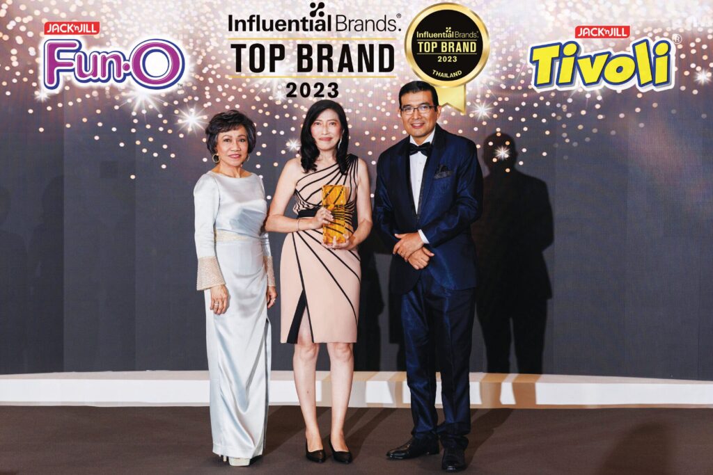 ฟันโอ ทิวลี่ คว้ารางวัล 2023 Top Influential Brands Awards 